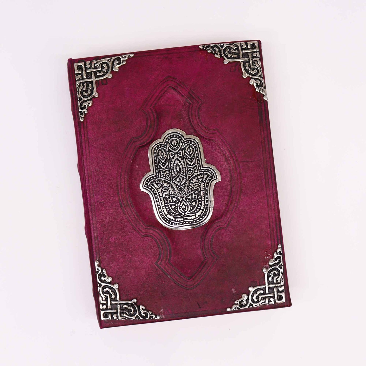 Red Bronze Book - Zinc Hamsa Decoration with Cover Edges