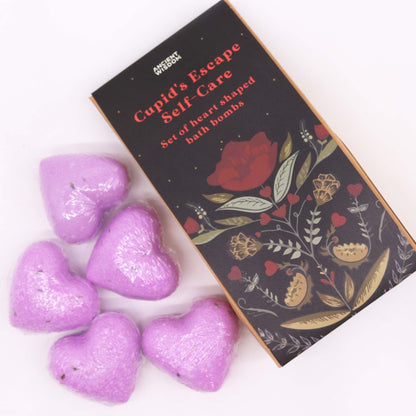 Heart Bath Bomb Set - Cupid's Getaway Self-Care