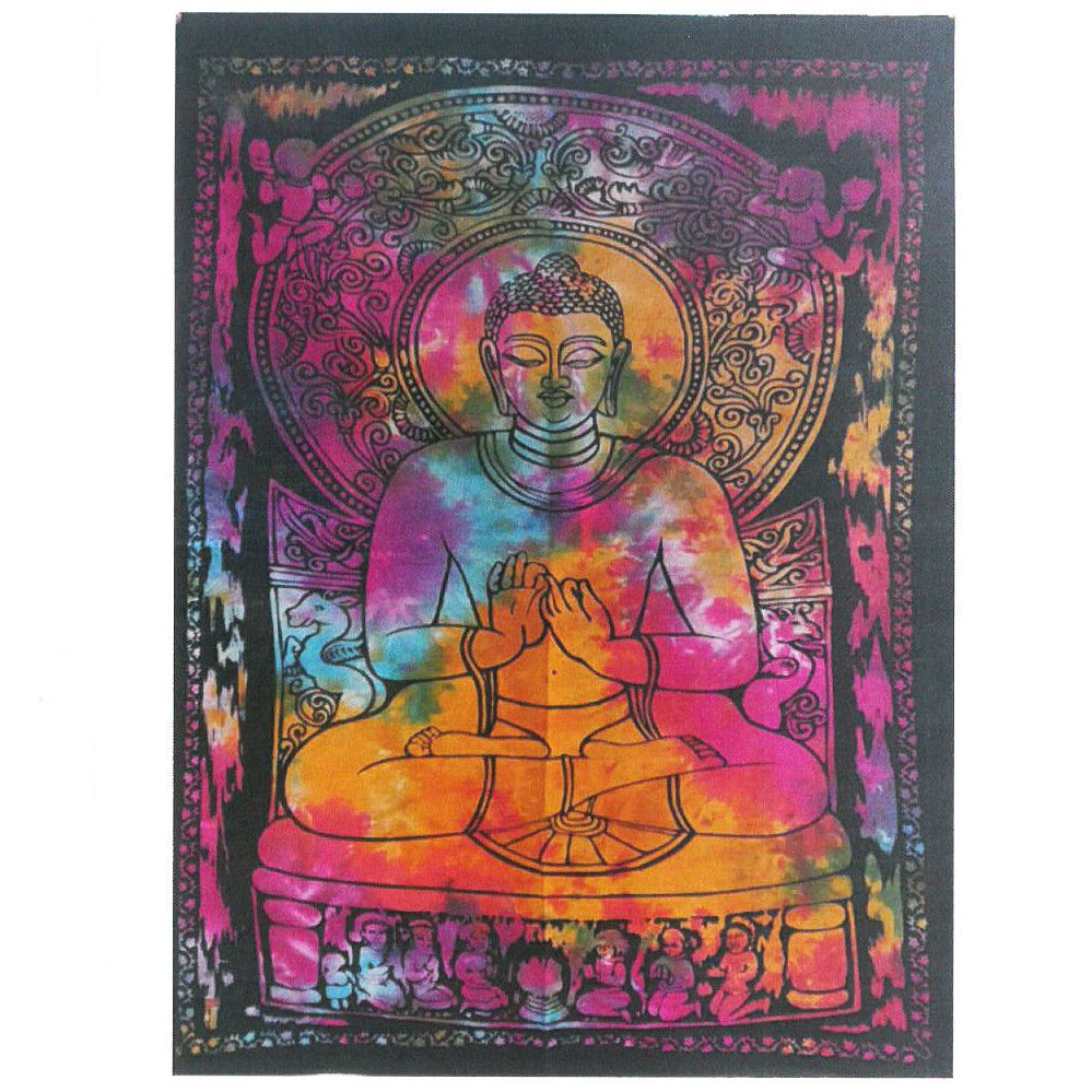 Cotton Wall Art - Tranquil Buddha