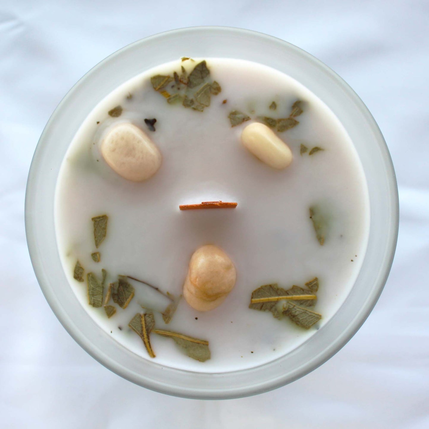 Mint and Moonstone Candle - Inner Growth