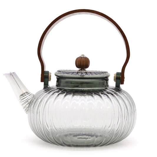 Glass Teapot with Infuser - Pearlescent Charcoal - 950ml