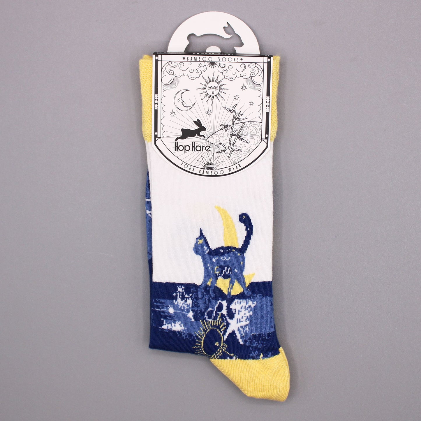 Hop Hare Socks (41-46) - Midnight Cat
