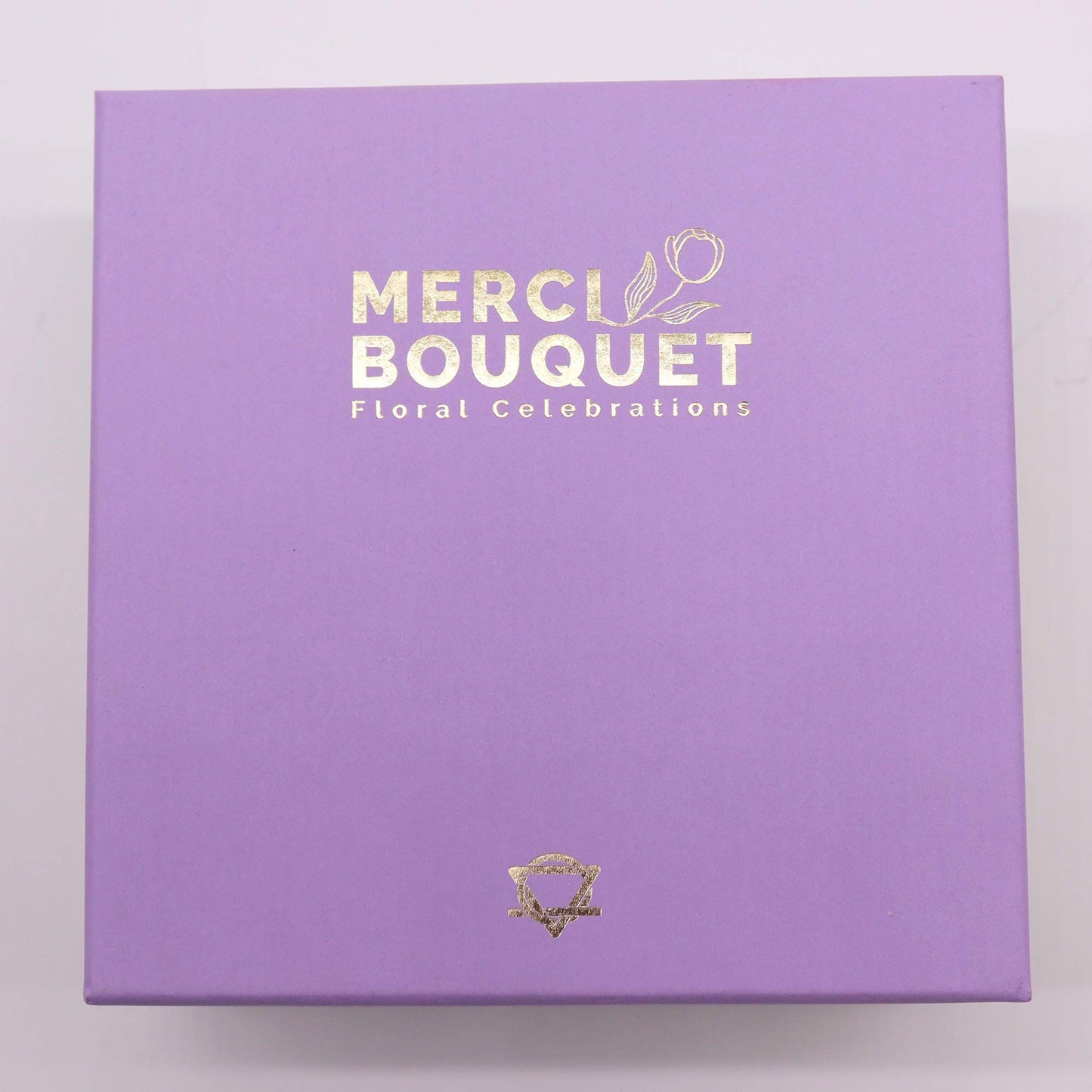 Caja Cuadrada flores - Baby Blessings - Blues