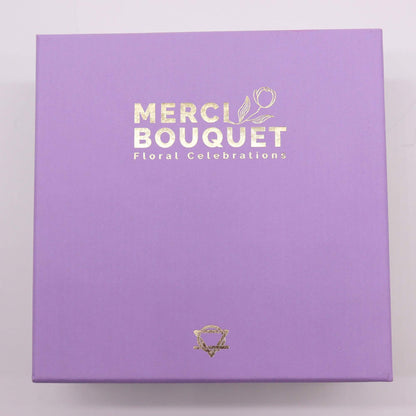 Caja Cuadrada flores - Baby Blessings - Blues