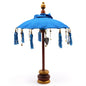 Bali Home Decor Umbrella - Cotton - Turquoise - 40cm