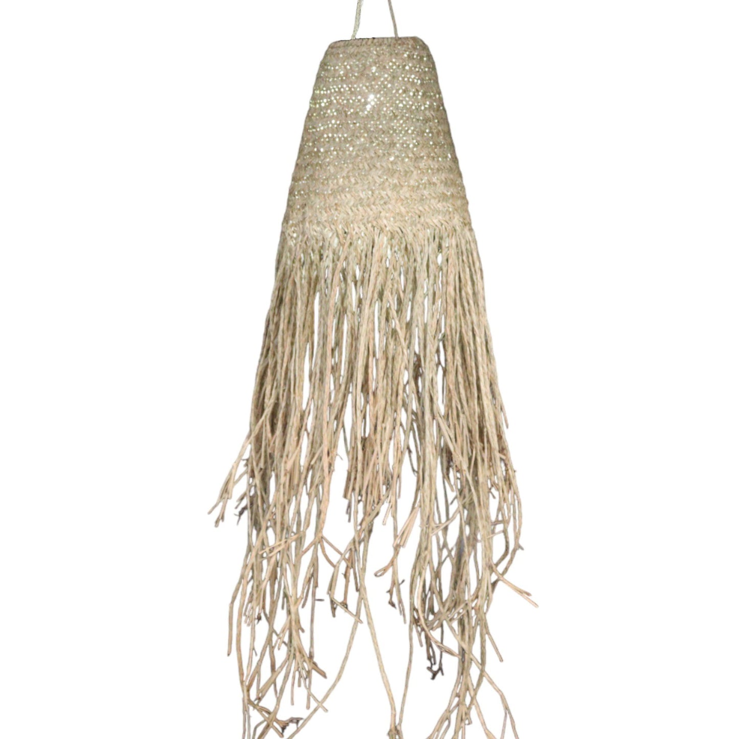 Doum Natural Braided Pendant Lamp Shade - 20 x 15 cm