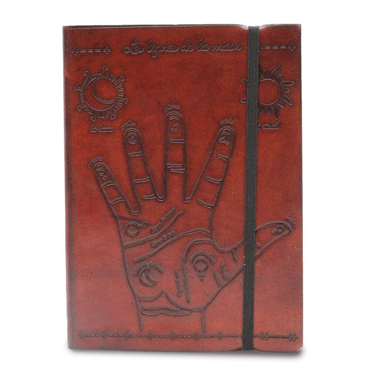 Small notebook with elastic band - Palmistry