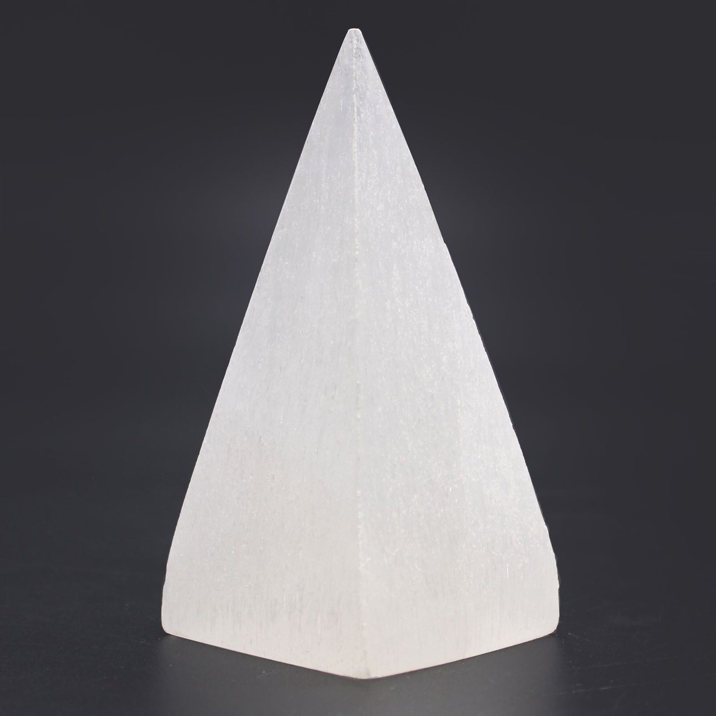 Selenite pyramid - 10 cm