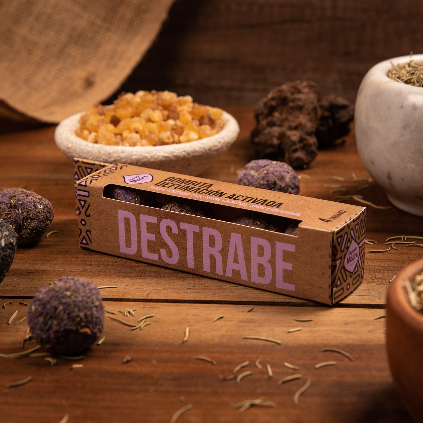 Box of 4 Destrabe Incense Bulbs