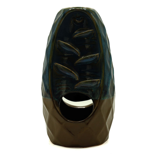 Backflow Incense Burner - Pineapple Mountain and Waterfall Twin Design