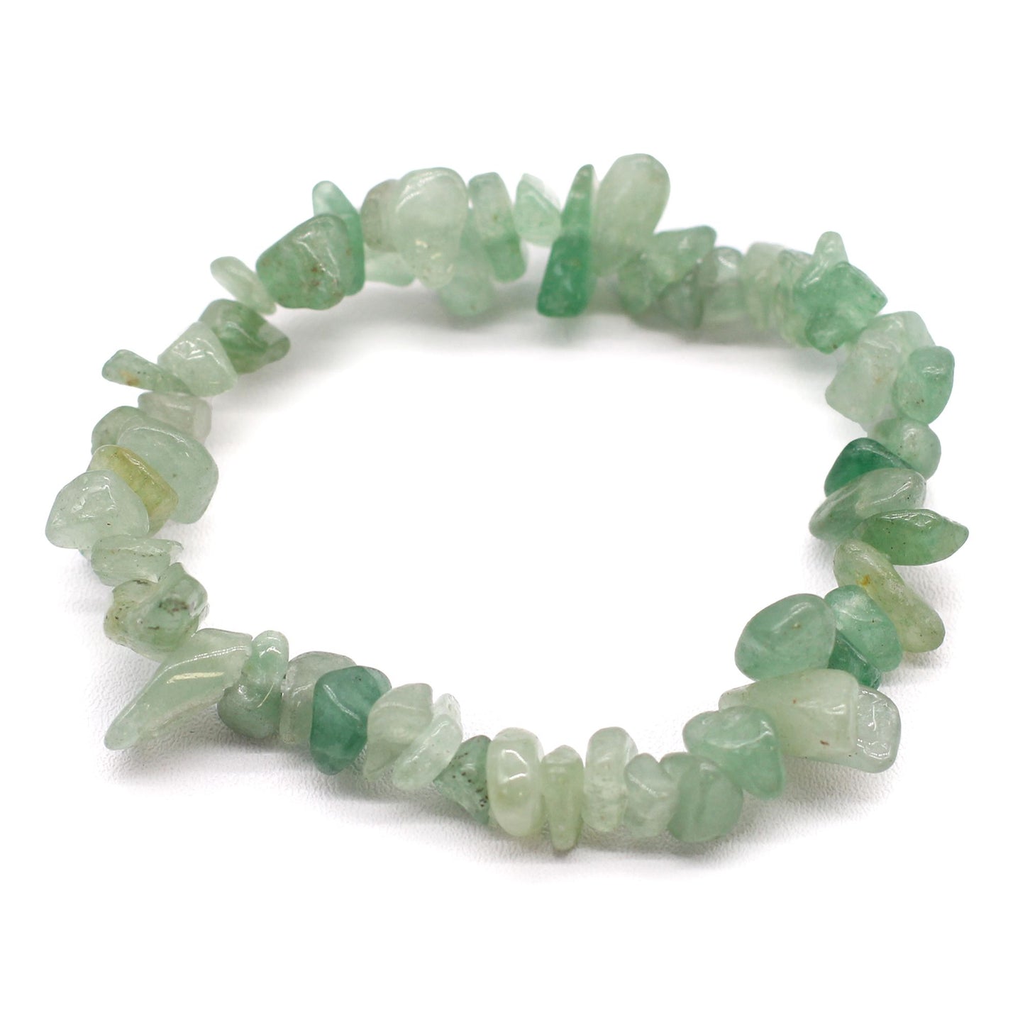 Bracelet de bombe de bain avec pierres précieuses en aventurine verte