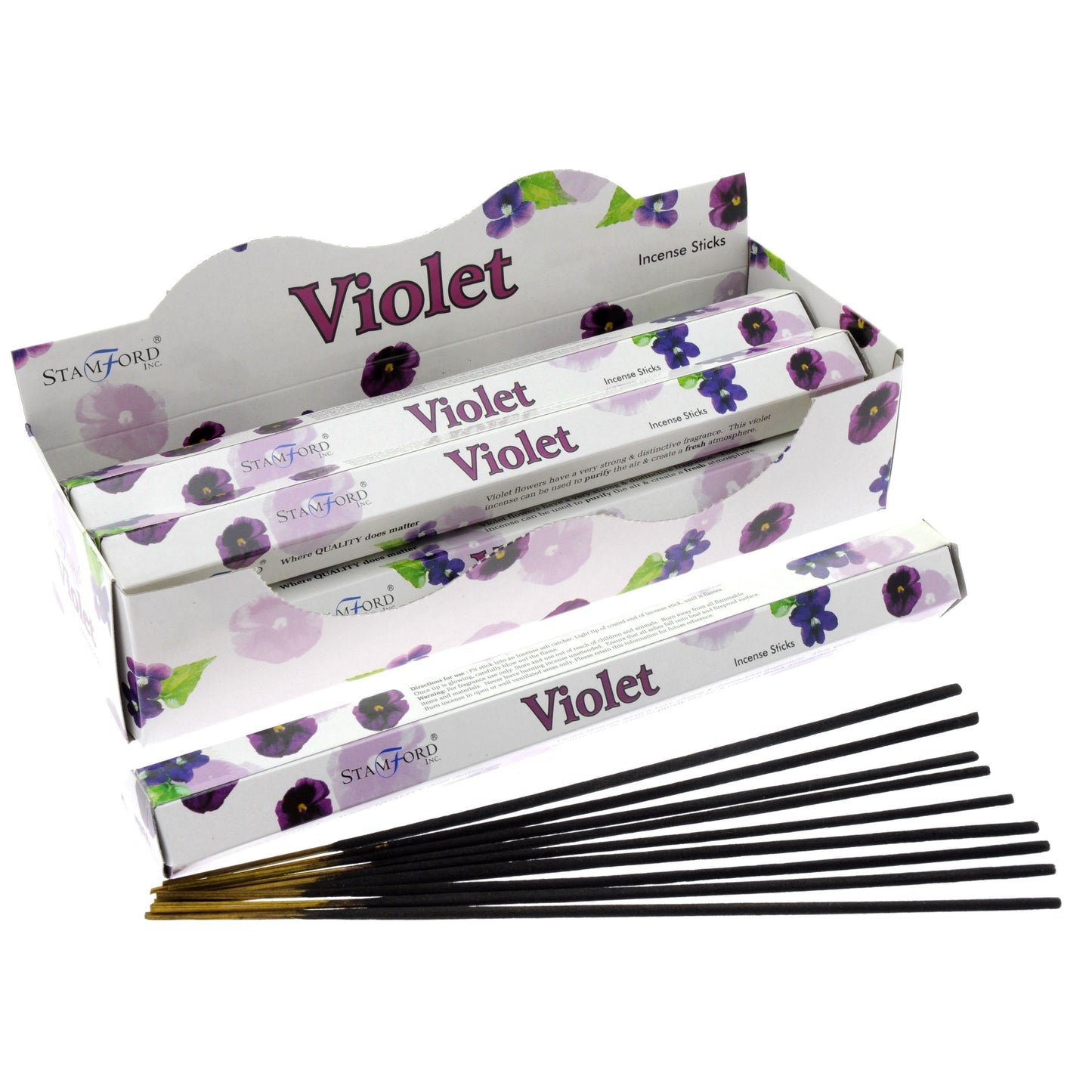 Bâtonnets d'encens Violet Stamford Premium