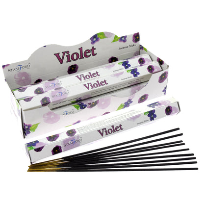 Bâtonnets d'encens Violet Stamford Premium