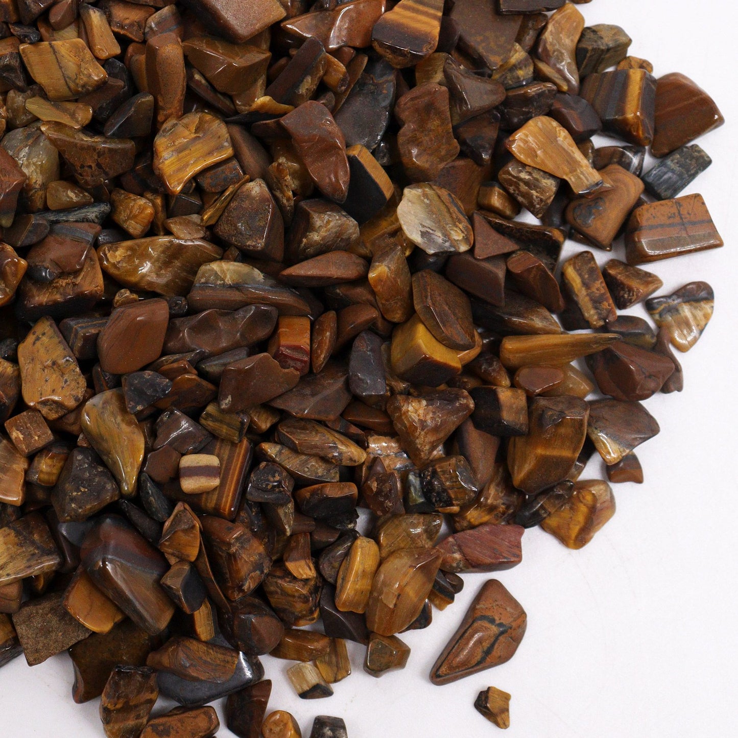 Tiger's Eye Chips in Bulk - 1KG