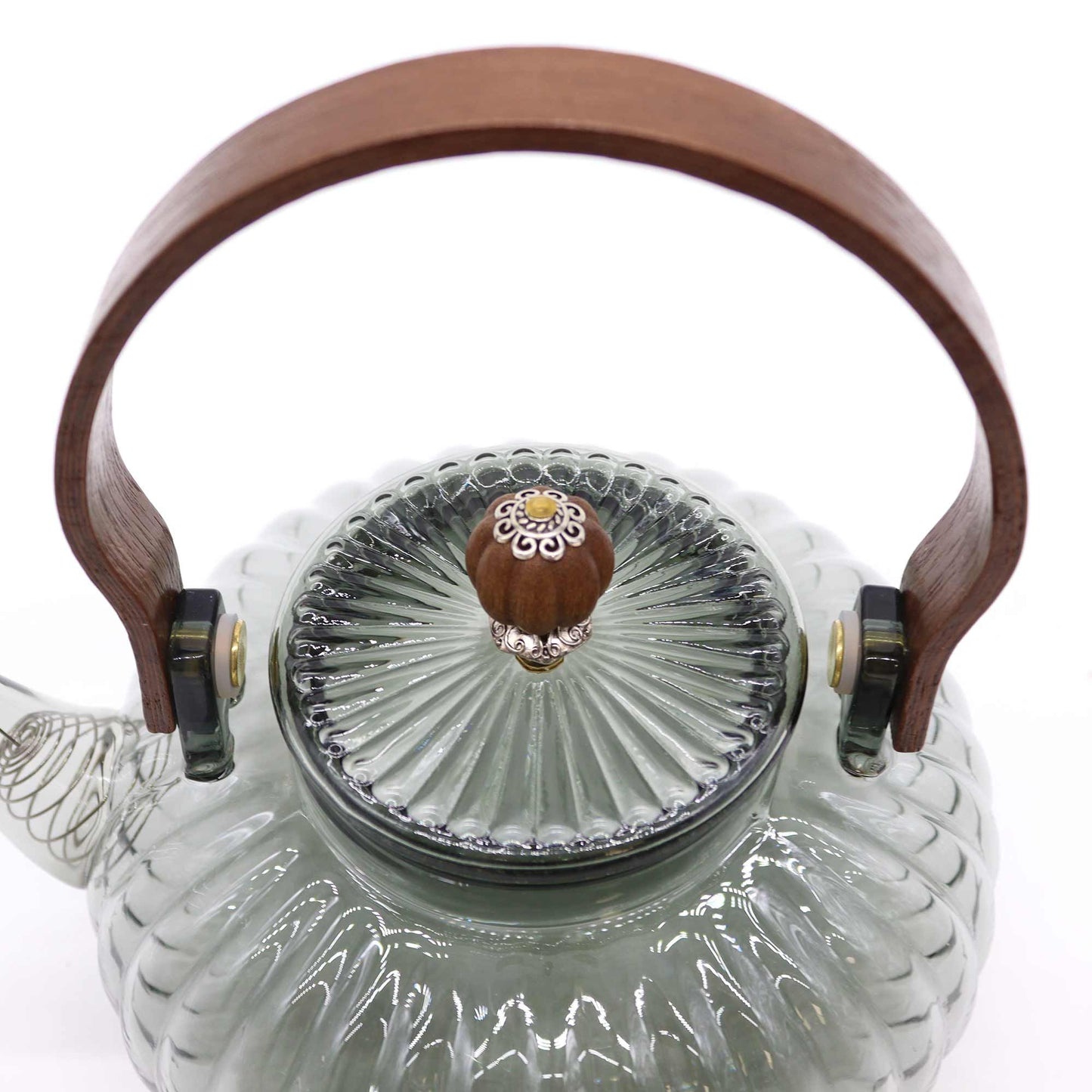 Glass Teapot with Infuser - Pearlescent Charcoal - 950ml