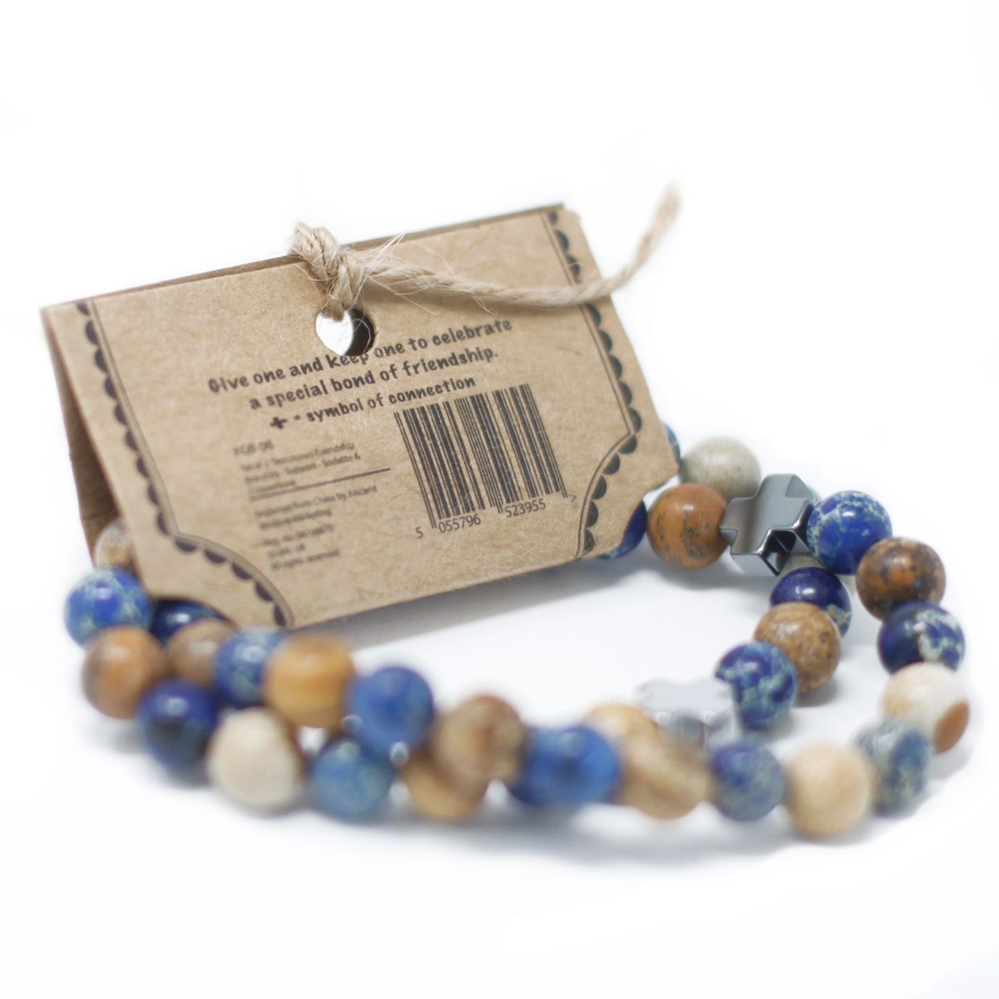 2 Pulseras con Piedras Preciosas - Arco Iris