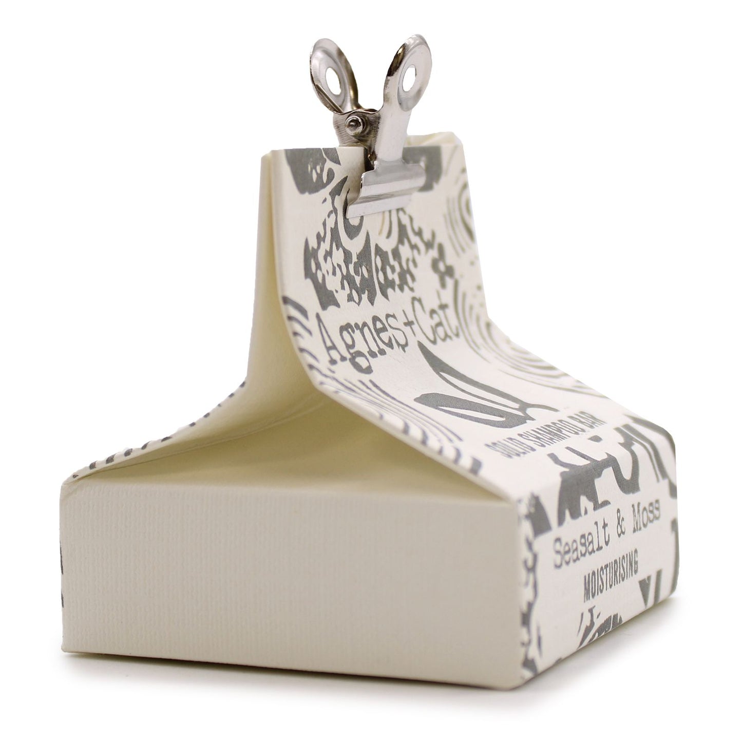 Shampoing solide au sel marin et à la mousse