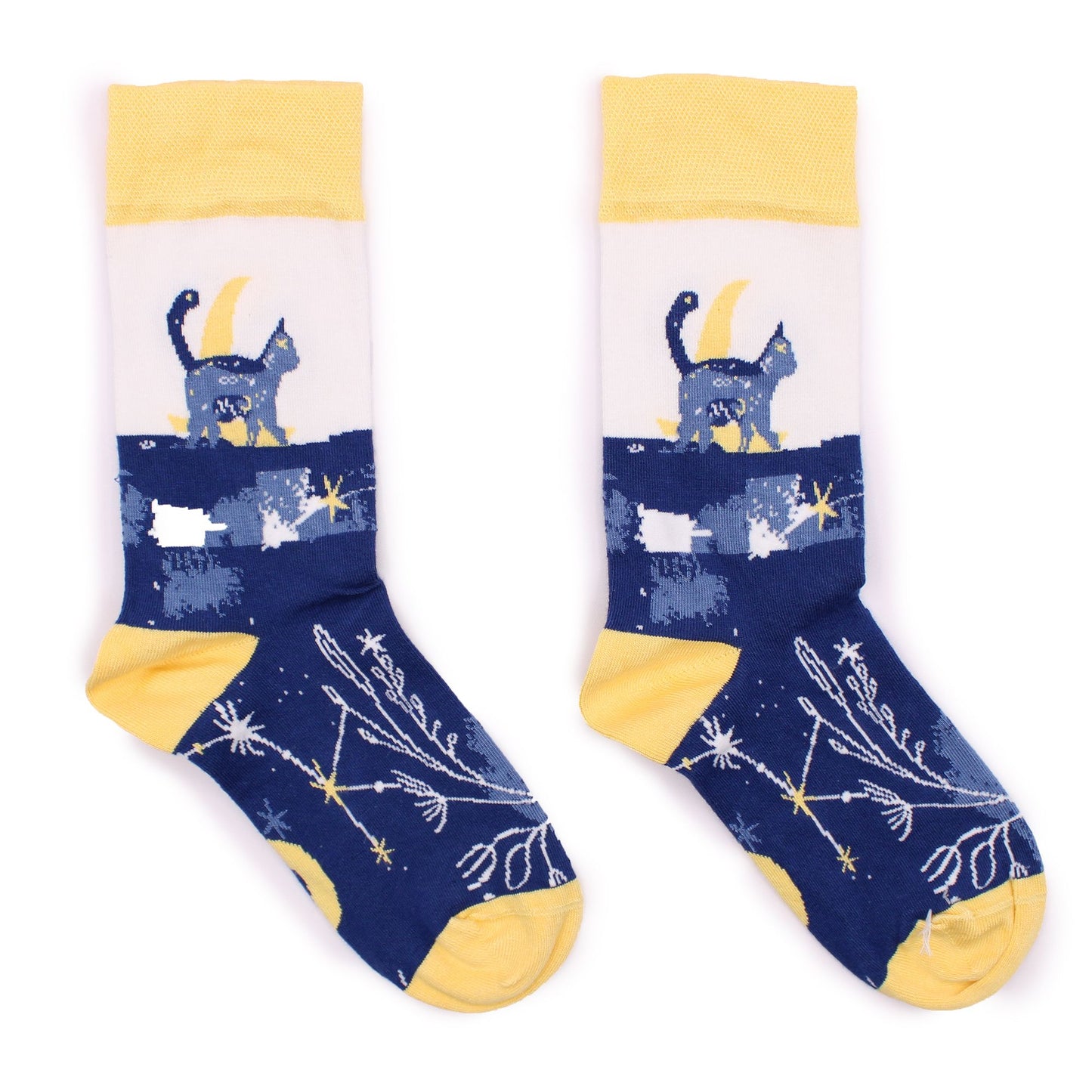 Hop Hare Socks (41-46) - Midnight Cat