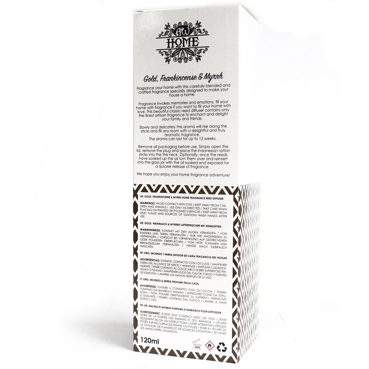 120ml Aroma Diffuser - Gold, Frankincense &amp; Myrrh