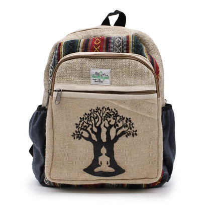 Small Hemp Backpack - Bohdi Tree Design