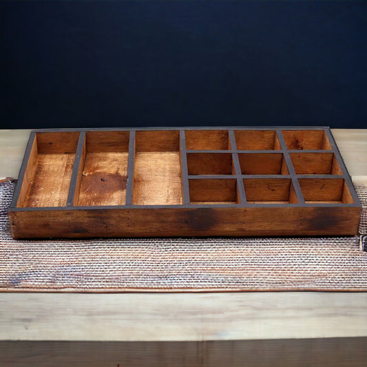 Bandeja de exhibición: compartimentos (3x1 y 3x3)