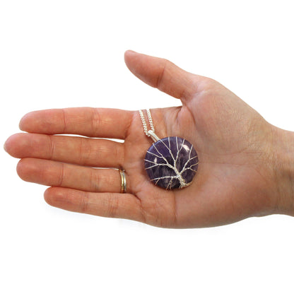 Tree of Life Necklace - Amethyst