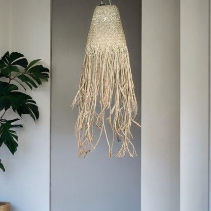 Doum Natural Braided Pendant Lamp Shade - 20 x 15 cm