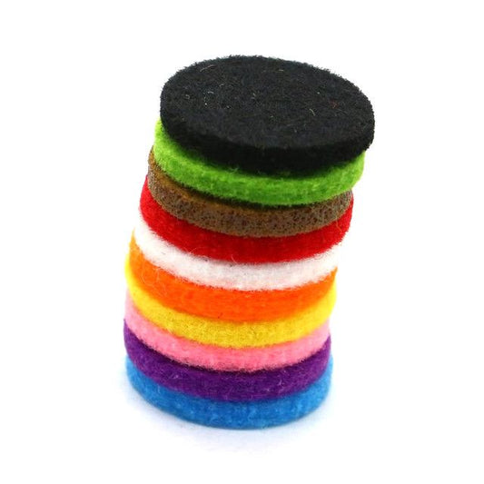 10x Aromatherapy Diffuser Necklaces - Reusable Refill 30mm