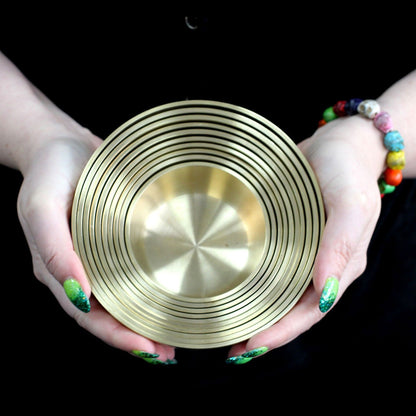 Set of 10 metal bowls