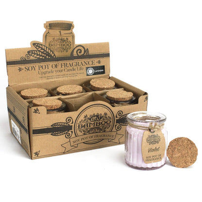 Soy Wax Jar Candle - Violet