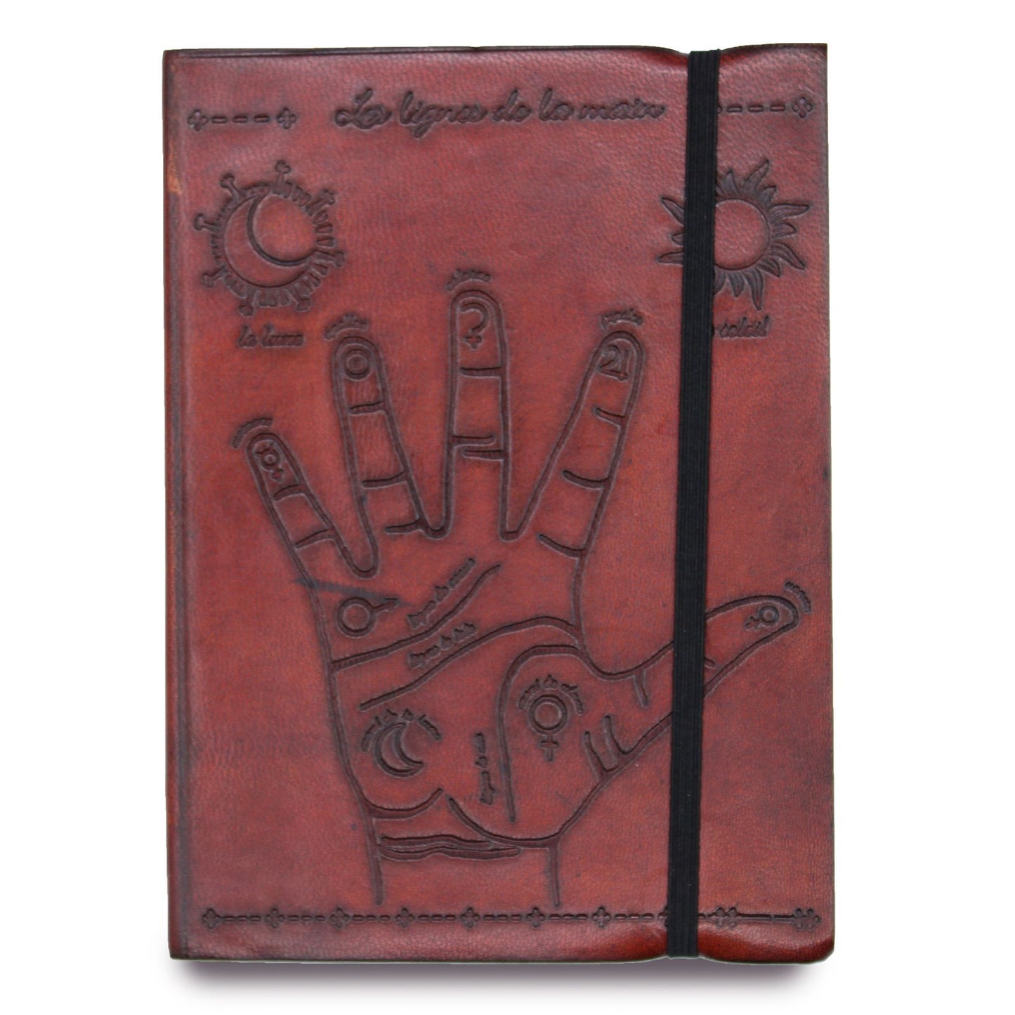 Small notebook with elastic band - Palmistry