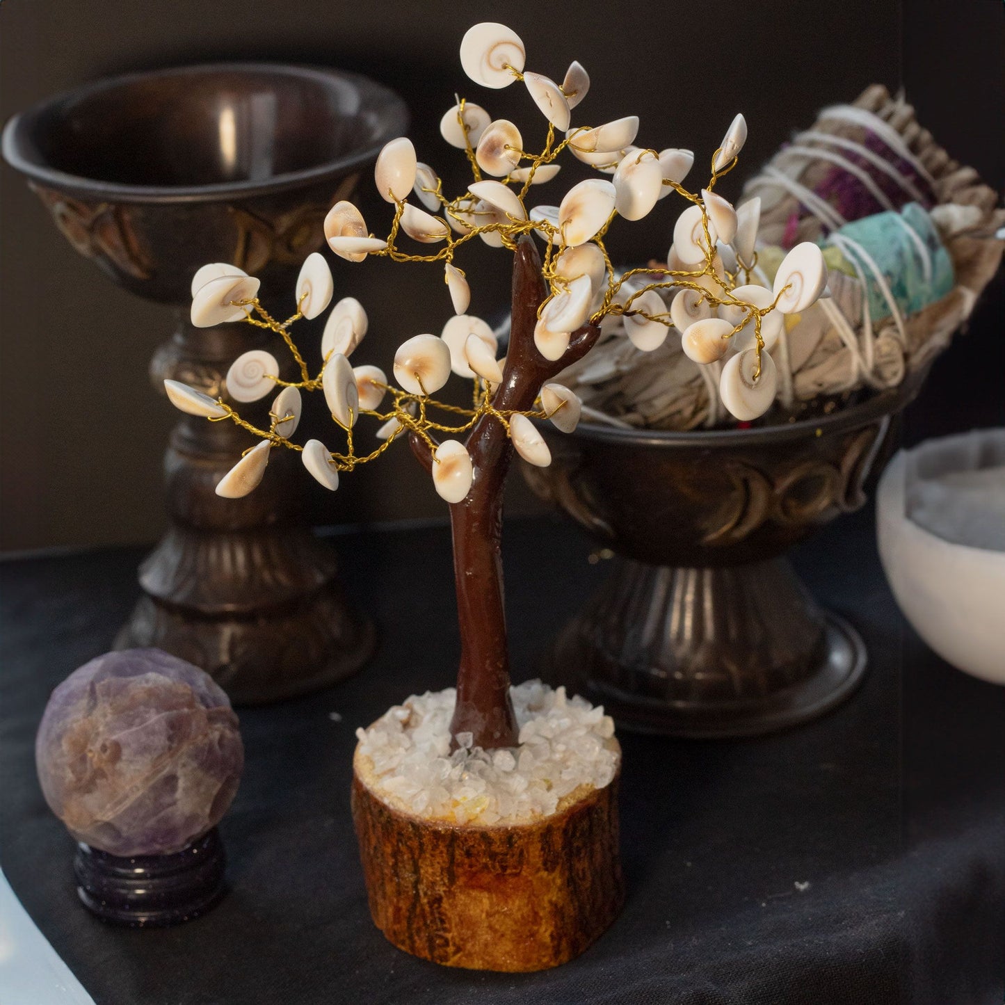 Gomati Chakra Stone Trees Large Circle - (60 stones)