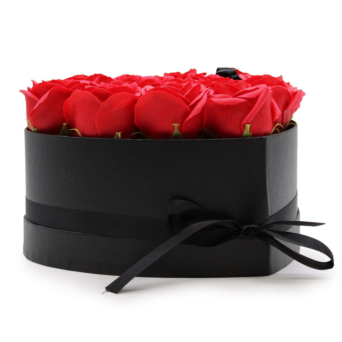 Gift Box - Soap Flower 13 Red Roses - Heart