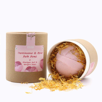 Bombe de bain encens + rose