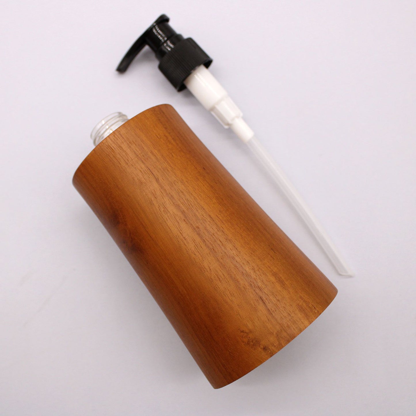 Dispensador de jabón de madera de teca natural - Taper