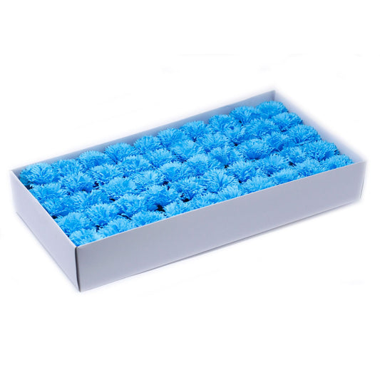 Soap Flower Crafts - Carnations - Blue