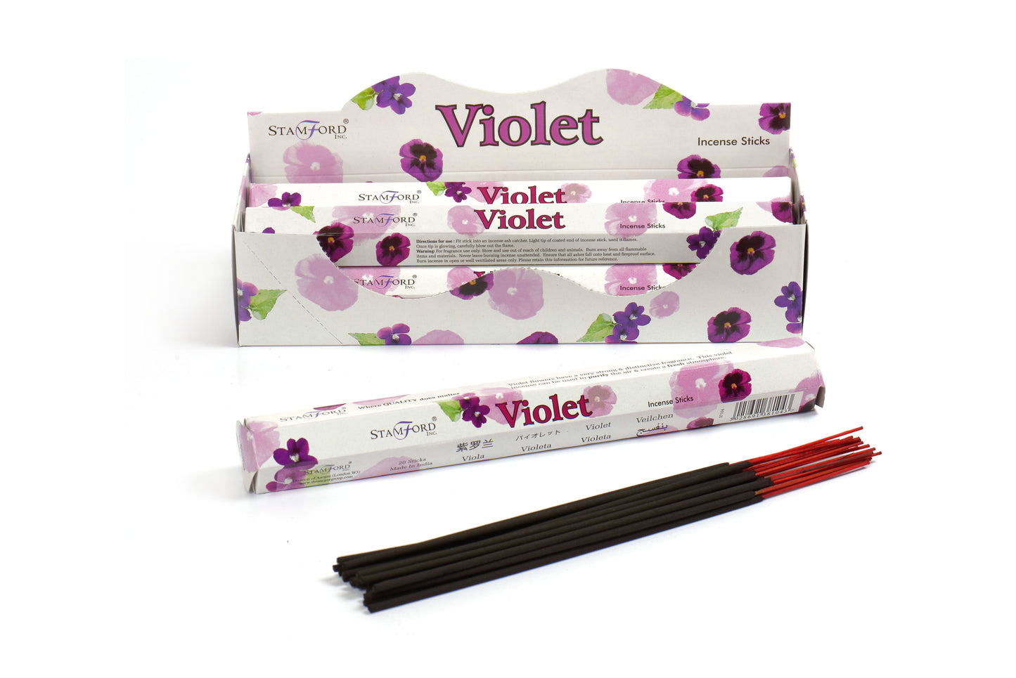 Bâtonnets d'encens Violet Stamford Premium