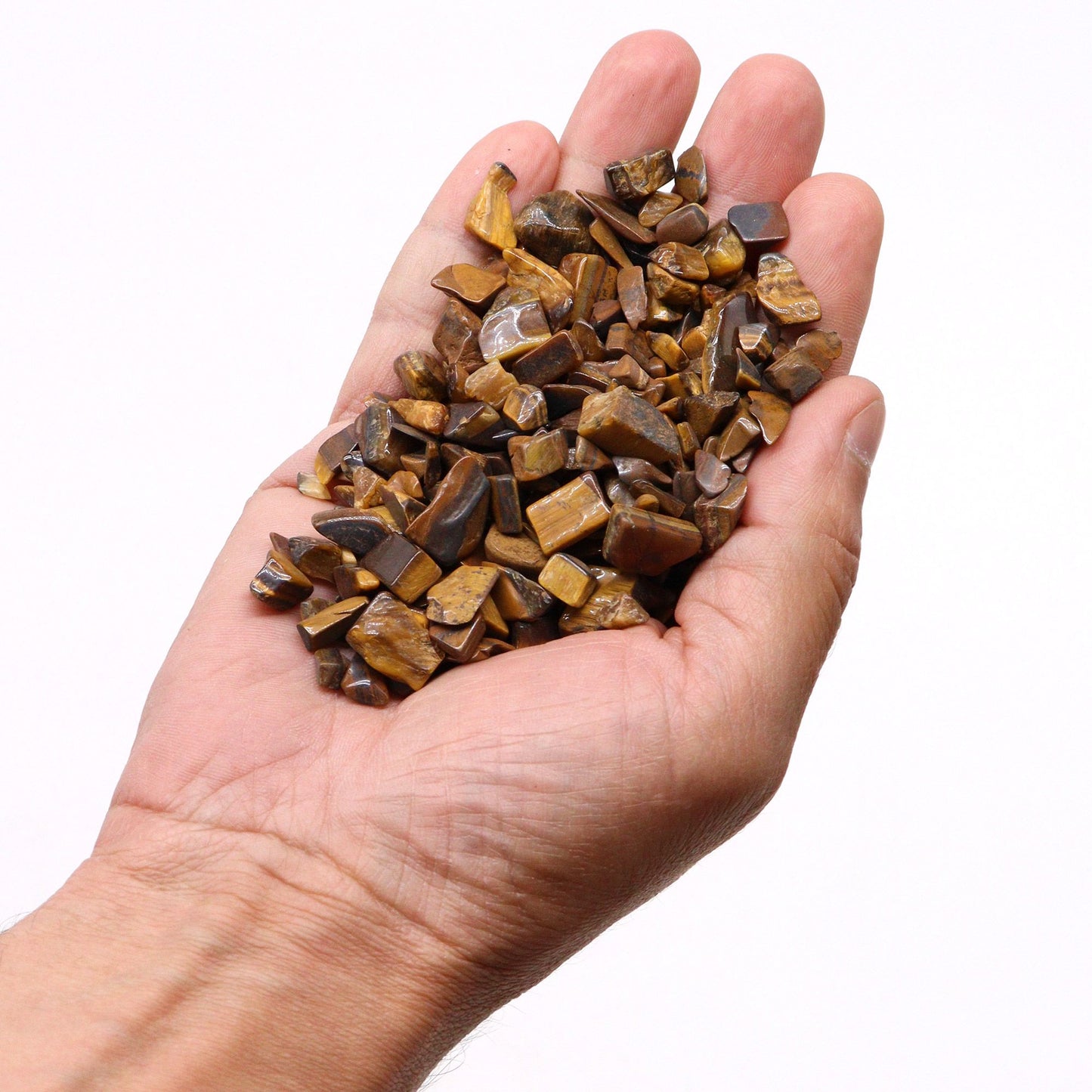 Tiger's Eye Chips in Bulk - 1KG