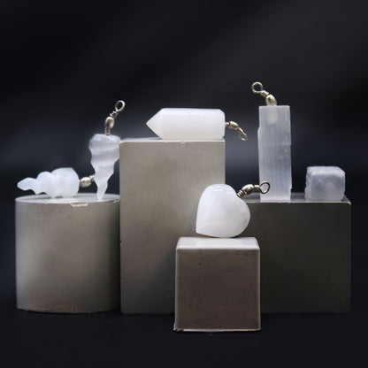 Colgante Corazón Selenita