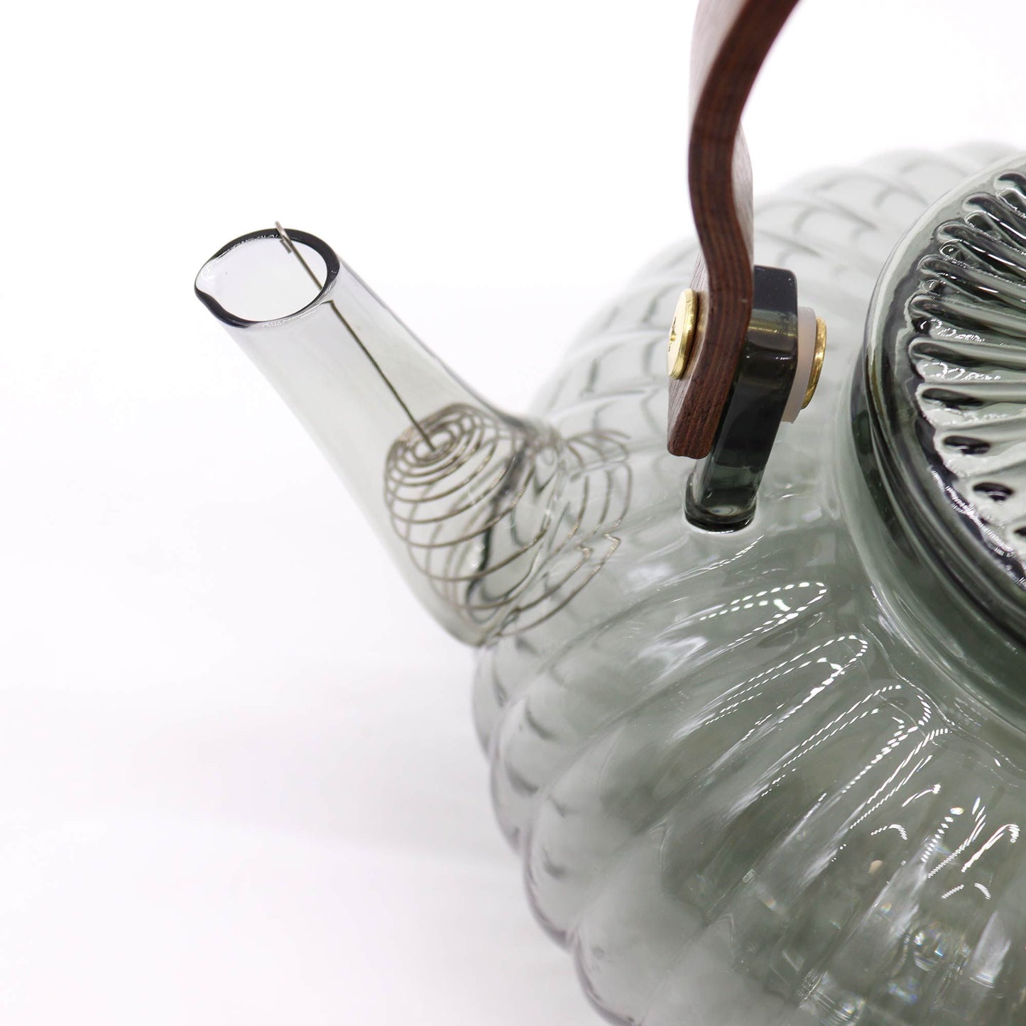Glass Teapot with Infuser - Pearlescent Charcoal - 950ml