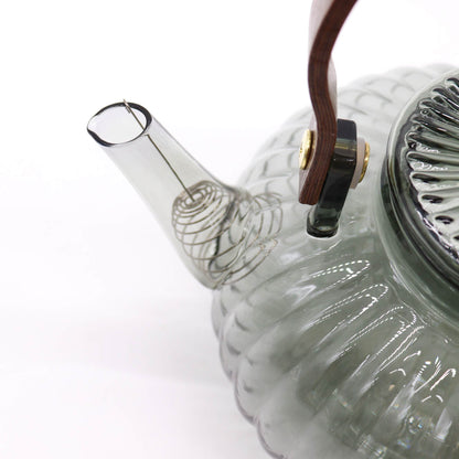 Glass Teapot with Infuser - Pearlescent Charcoal - 950ml