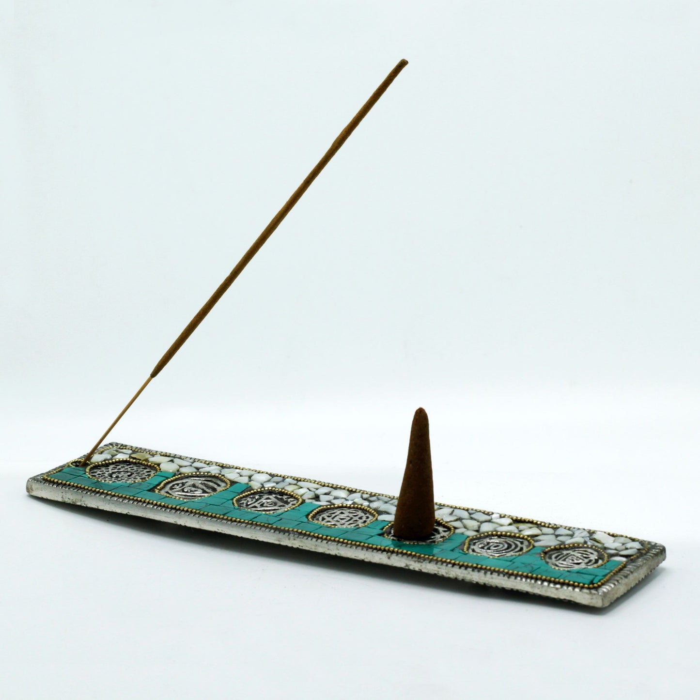 Tibetan Incense Holder Decoration Seven Chakras