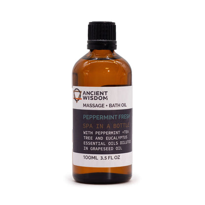 Huile de massage 100 ml - Menthe fraîche