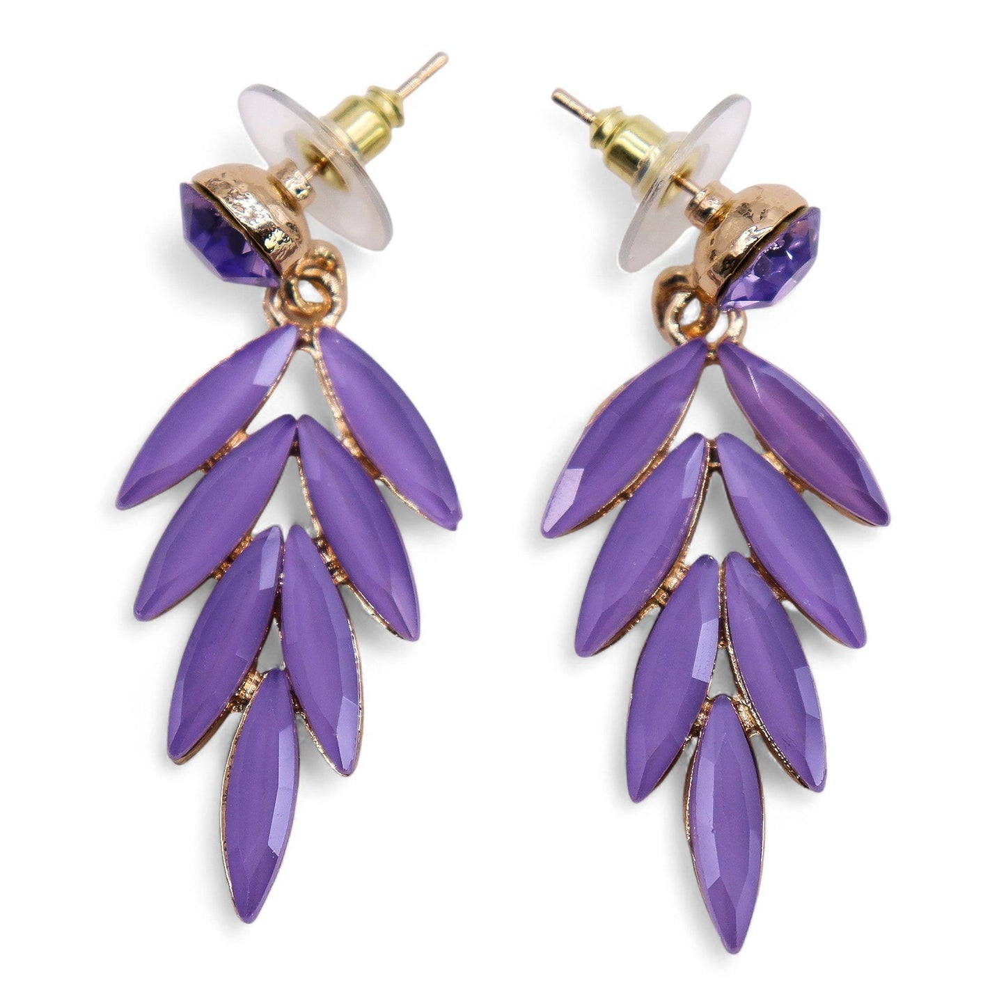 Pendientes de Cristal Vintage - Hadas - Lavanda