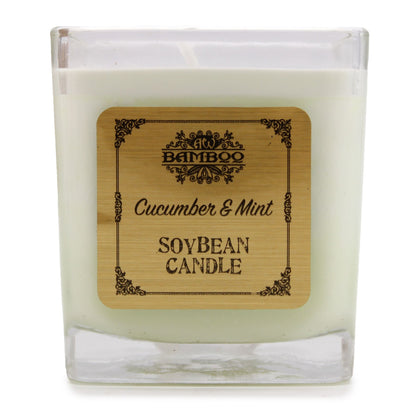Soy Wax Candle - Cucumber and Mint