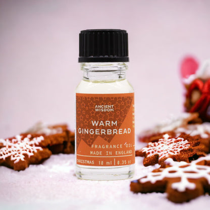 Huile parfumée 10 ml - Biscuit au pain d'épice chaud