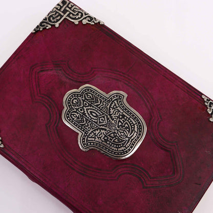 Red Bronze Book - Zinc Hamsa Decoration with Cover Edges
