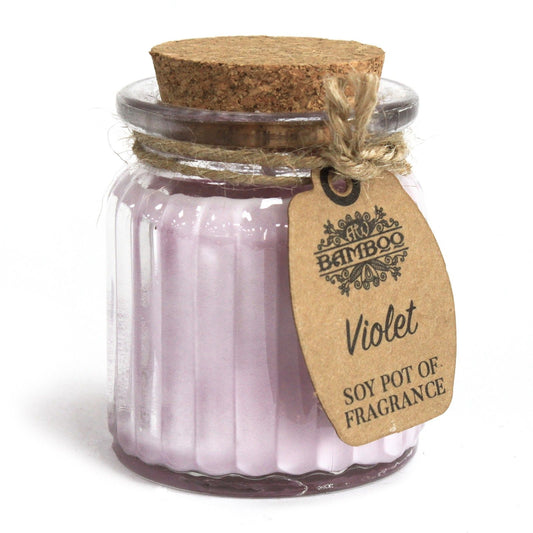 Soy Wax Jar Candle - Violet