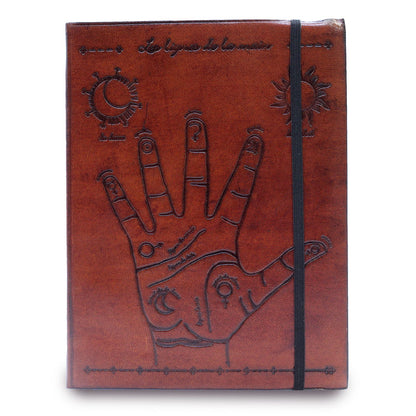 Medium notebook with elastic closure - Palmistry