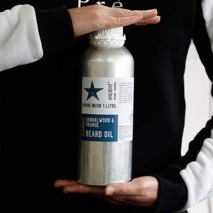 Aceite para Barba de 1 Litro - Abeto Nórdico - ¡Regenera!